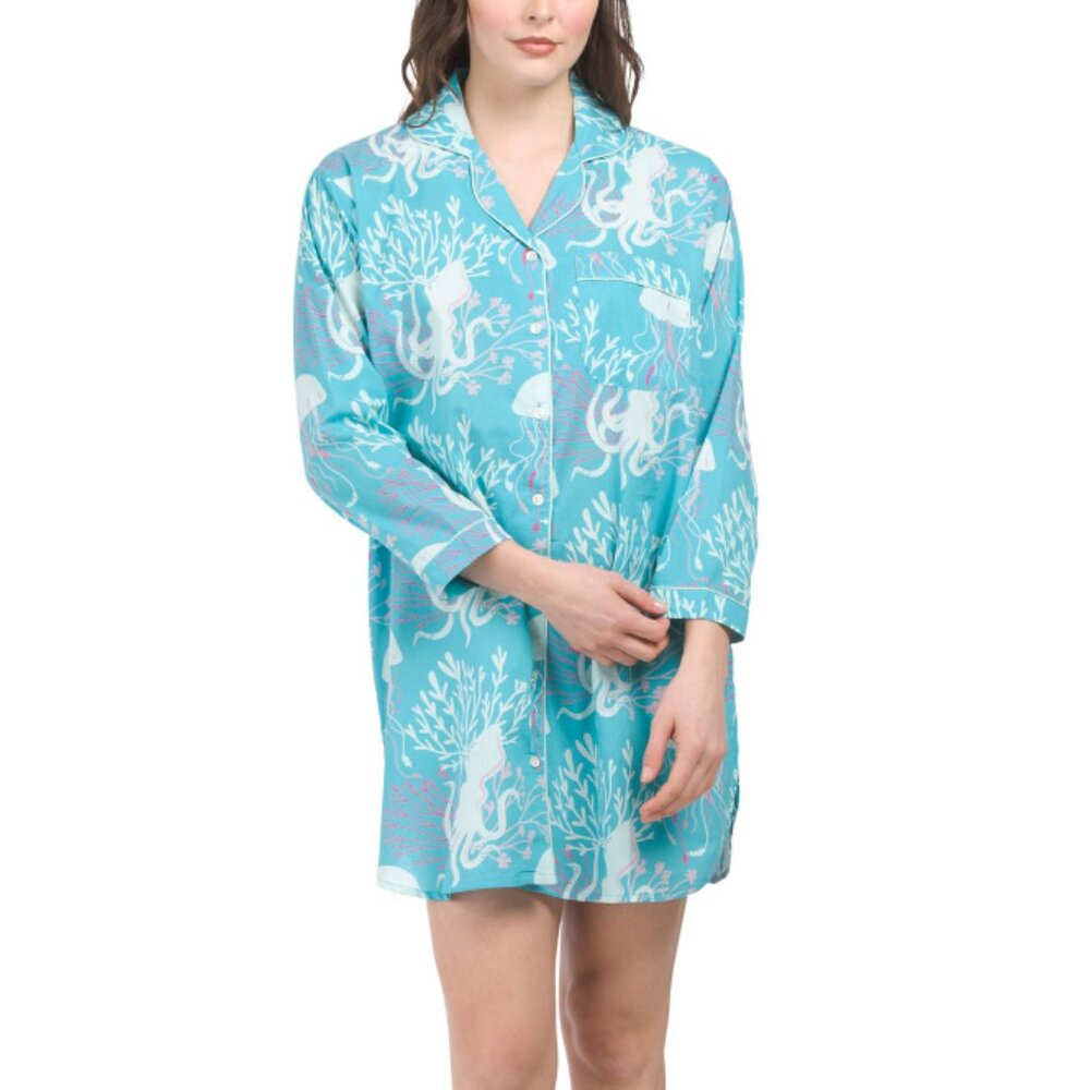 MAHOGANY Blue Octopi Nightshirt